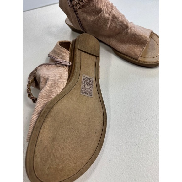 Blowfish  Gold Braided Gladiator Sandal Booties Size 2 Toddler Girls Summer - Picture 5 of 6